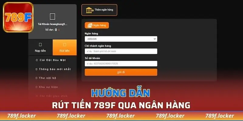 Hướng dẫn các bước rút tiền nhà cái qua ngân hàng