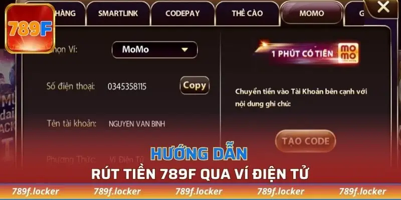 Các bước nhận thưởng qua ví điện tử nhanh chóng