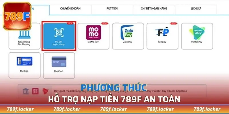 Danh sách các phương tiện giao dịch thêm tiền vào tài khoản